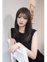 シーム(SEAM) layer cut / olive beige color