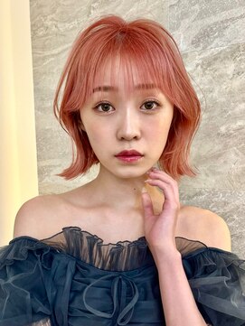 ロンドソレイユ 池袋(Lond soleil) オリーブグレー/ボブ/顔周り/小顔/レイヤー/髪質改善/縮毛/池袋