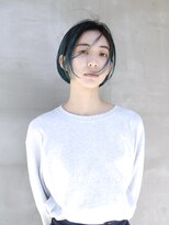 オーオ シカシカ(OOO YY)&nbsp;毛先カラー/ボブ