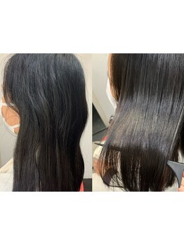 つい触れたくなる「ツヤ/質感/指通り」を実感☆あなた史上1番柔らかい髪へと導き、誰もが憧れる美髪へ―。