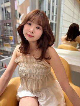 アロン(Allons Ginza) 大人気!鎖骨ミディヘア