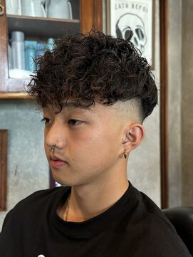 エルエー バーバーショップ 草津店(L.A BARBERSHOP) 店長【橋本】ダウンバングパーマ