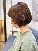 〈m1〉大人ショートハイライト髪質改善キッズカット前髪30代40代
