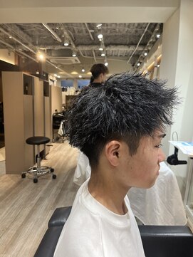 ルースト 渋谷店(ROOST) 短髪ツイストスパイラルパーマ