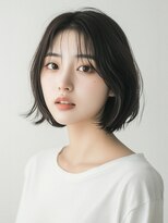 チャチャブラン アミー(cha-cha Blanc Amie)&nbsp;潔くシンプルな上品ストレートボブ