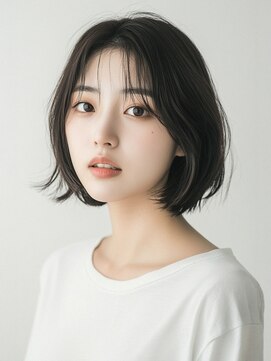 チャチャブラン アミー(cha-cha Blanc Amie) 潔くシンプルな上品ストレートボブ