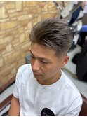 ショートメタリックカラー<理容室>/メンズ/バーバー