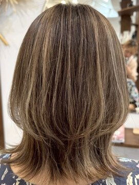 ルイ(ROUIS produced by LUCK 津田沼) ROUIS 津田沼 ベージュ×ハイライト