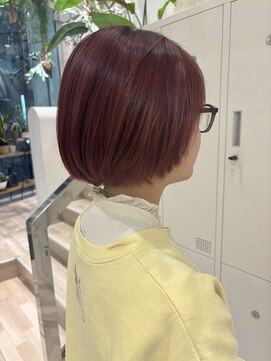 ジル 亀有(ZIL) 酸性ストレート×ショートボブ×ピンクラベンダー