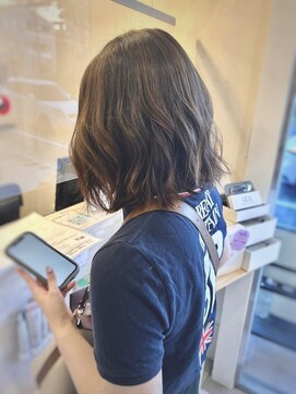 ブレンドバイハピネス(Blend by happiness) オリーブグレージュ　ブリーチなしWカラー