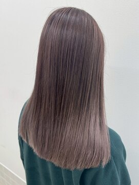 アルファ(alpha) 大人ガーリー/ダークアッシュ/似合わせカット/ミディアムレイヤ