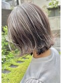 30代白髪ぼかしカラー【下北沢/ハイライト/髪質改善】