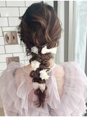 【ChaoMICHI yu-ka】 お呼ばれヘア 結婚式　編み下ろし 成人式