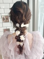 チャオ バイ ミチ(Chao by MICHI) 【ChaoMICHI yu-ka】 お呼ばれヘア 結婚式 編み下ろし 成人式