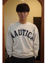 エディ(Edy) メンズマッシュシャドウパーマケアパーマ波巻きパーマ眉毛カット