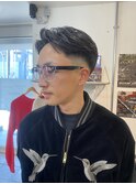 メンズカットフェードスキンフェード毛流れパーマピンパーマ