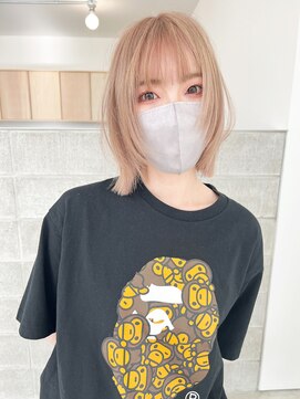 ザワン(the one .) 【the one.】ハイトーンと切りっぱなしとフェイスレイヤー