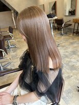ラボアン 梅田店(lab.em.) 髪質改善×オリーブベージュ
