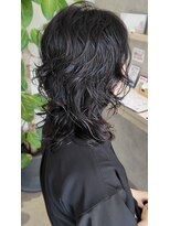 マル 薬院浄水店(MAR.co) ウルフパーマスタイル