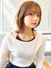 【新規/顔周り前髪お悩み改善】顔周り前髪ストレート+カット￥16500→￥14200