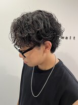 ウォルト(walt)&nbsp;栄 メンズ シャドウパーマ ふんわりマッシュ