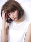 大人すてきなやわらかボブ