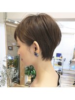 レンク(LENC)&nbsp;Coast.ショートボブ×ミントアッシュ×小顔ショート