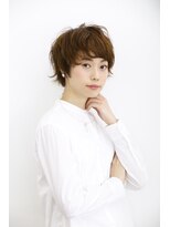 ヘアアンドケア エジェリラボ(hair&care egerie lab)&nbsp;大人可愛い外ハネパーマでふんわりショートカット
