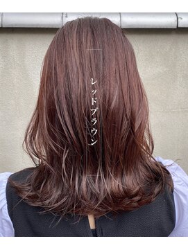 リンク ヘアスペース(Link hair space) 【Link】[お客様スタイル158]#レッド#ピンク#ブラウン