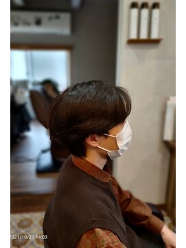 カーム ホーム ヘアー(calm home hair) オーダーメイドパーマビフォー