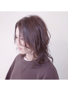 クロエバイラヴィズム 古町6番店(CLOE by LUVISM) 髪のクセを活かしたナチュラルウェーブミディアム