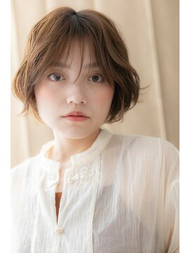 カバーヘアアンドスパ ブリス 浦和(COVER HAIR&SPA bliss) フレンチガーリー大人ハイライト小顔ミニボブZ浦和20代30代40代