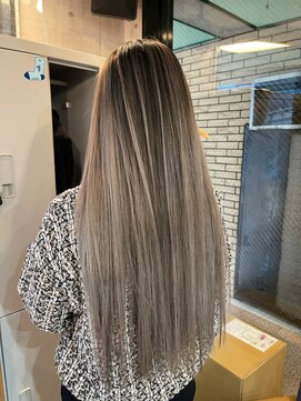 ラフ 難波店(LAFF) #黒髪#ボブルフ#ネビージュ#小顔#ワンレン