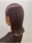 レッドブラウン_ヌナボブ チャンモリ ボブルフ