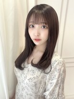 ランド 原宿表参道(LAND)&nbsp;シースルーバングが可愛い☆美髪髪質改善スタイル