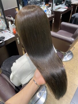 ゼスト フィーノ(ZEST fino) 【ZEST立川 橋本姫奈】髪質改善×赤み消しオリーブベージュ