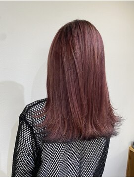 アチェロプラス 幸手店(acero+) ピンク×ブラック裾カラー