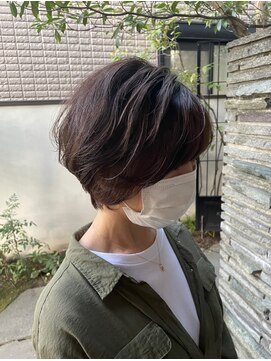 アールヘアー(R hair) ニュアンスパーマショートボブ