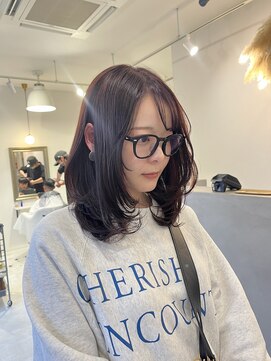 ラボリア(LABO li'a) レイヤー×レッドブラウンカラー