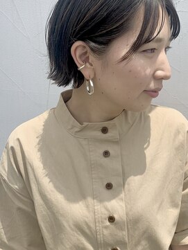 リトルガーデン(Little Garden) 耳かけパッツンボブ/ショートボブ/ハンサムショート☆アッシュ