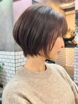 ティダスマイル 吉祥寺店(tida smile)&nbsp;大人くびれショート/レイヤーカット/オリーブベージュ