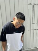 スキンフェード坊主ショート