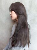 透明感カラー秋色くすみベージュ_ba491311