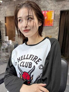 ミンクス渋谷スマートサロン(MINX shibuya smart salon) イメチェン前髪小顔ショート_渋谷/表参道