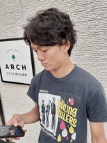 アーチ ブランチ 岡山北長瀬店(ARCH)&nbsp;センターパート　ラフパーマ