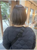 透明感カラー×レイヤーボブ
