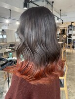 ニュート(Neut )&nbsp;デザインカラー/裾カラー/グラデーションカラー/オレンジカラー