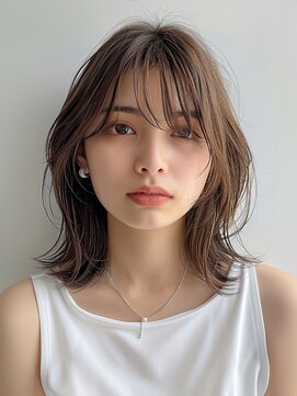 レヴ 草加店(LEV.) イメチェン外ハネボブワイドバングブルーブラック