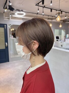 アンルポン 梅田(un le pont) 梅田美容室/ドライでキマる質感ショート☆