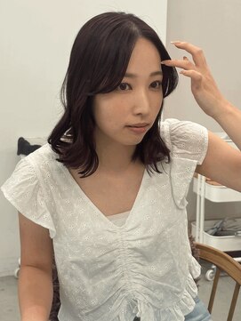 リル(re'll) 《花屋併設》ラベンダーカラー［酸性ストレート/ヘアセット］